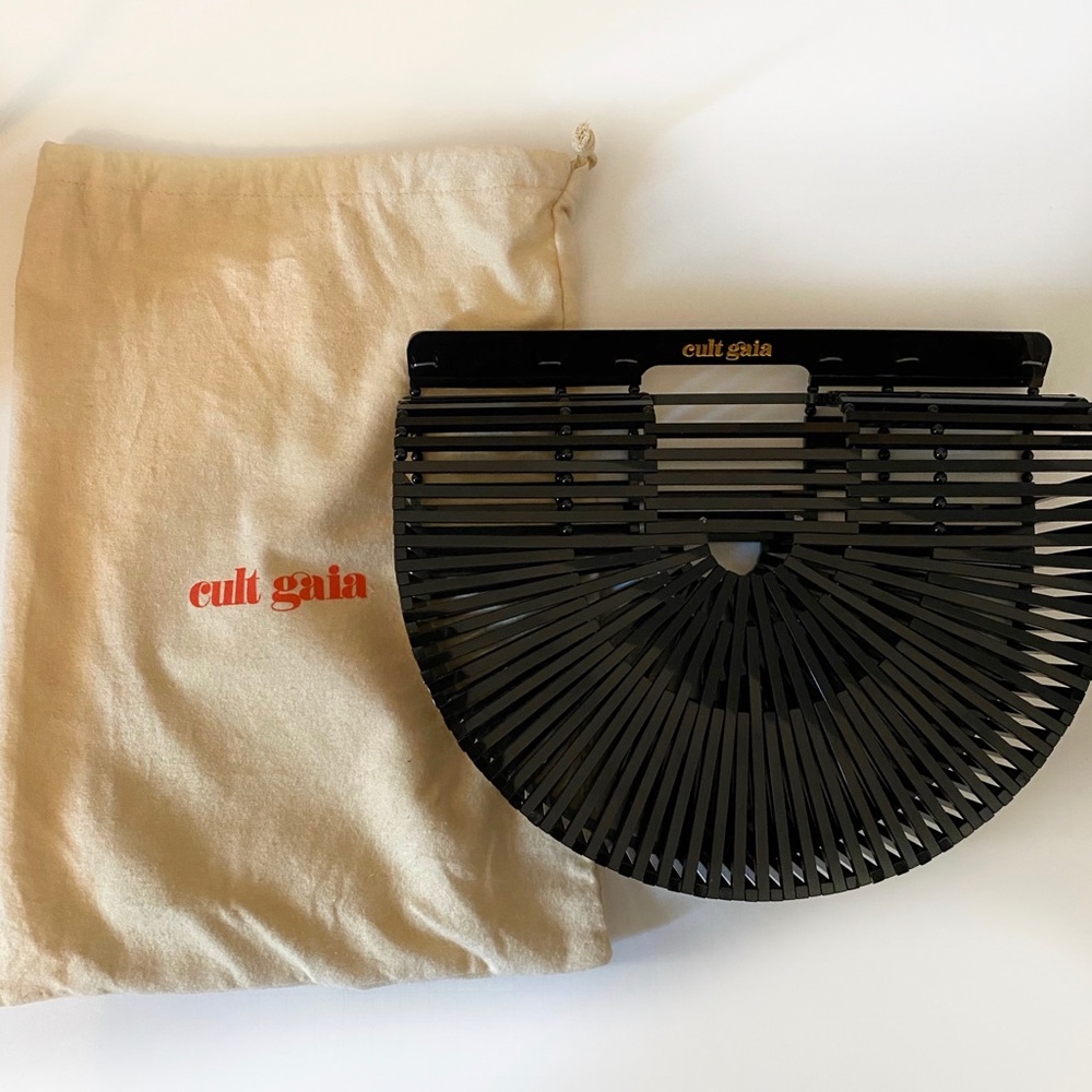 Cult Gaia - Gaia’s Black Acrylic Ark Bag